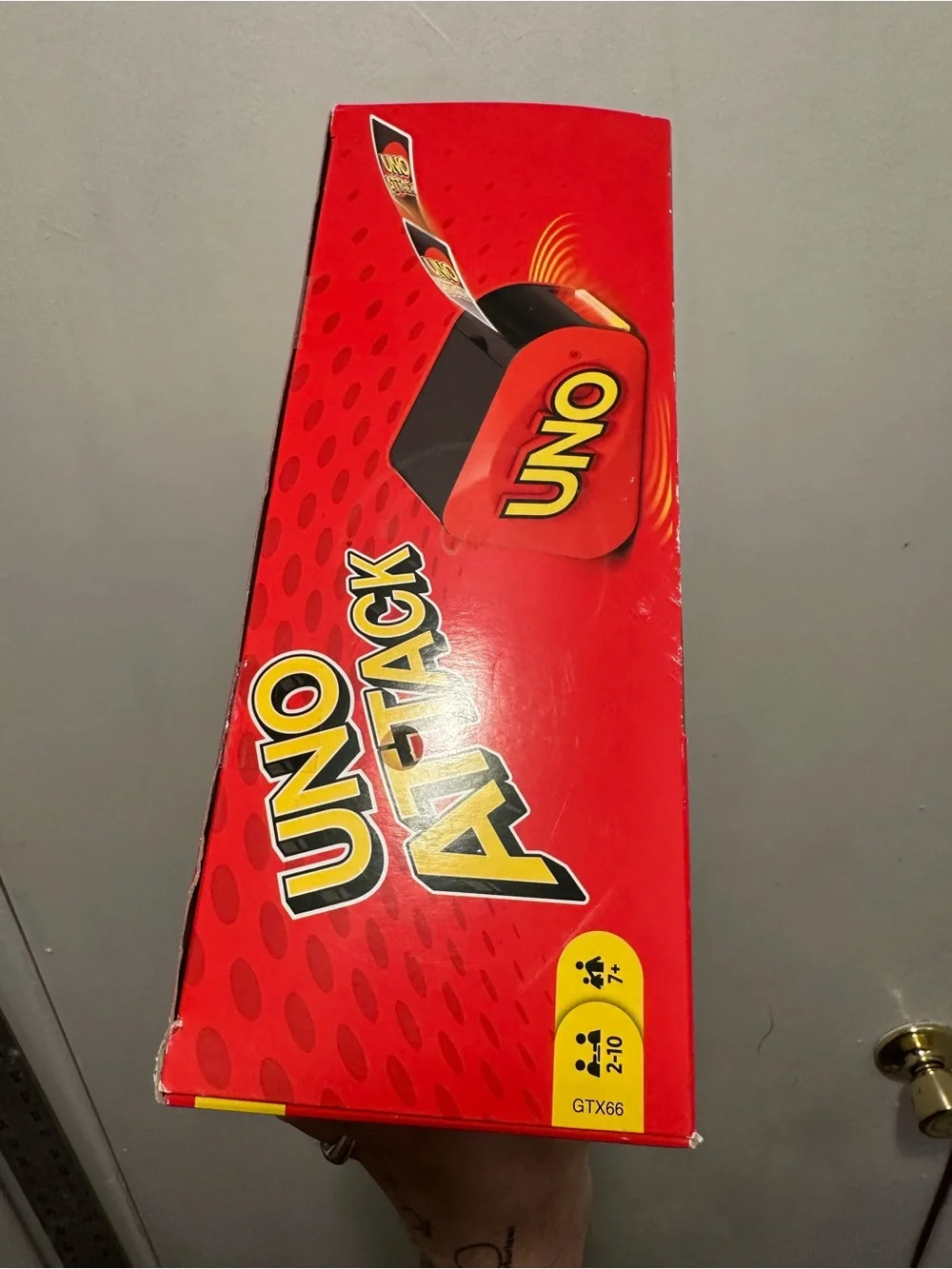 UNO Attack Electronic Card Game Mattel GTX66 Complete w/ Original Box